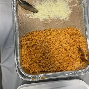 Rice and beans for $40