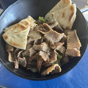 Gyro Salad on Horiatiki Salad