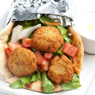 Falafel sandwich