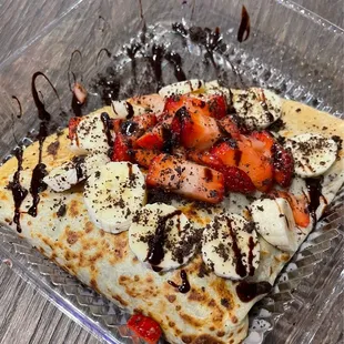 Strawberry Banana Crepe