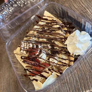 Strawberry Banana Crepe