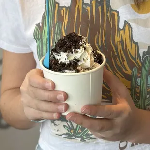 Cookies &amp; Cream Rolled Ice Cream