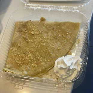 Dulce de Leche crepe