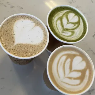 Matcha Latte and Other Vanilla Latte