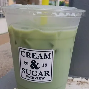 This is the Strawberry Matcha (a Summer drink), this is the place that got me on the Matcha Bandwagon!