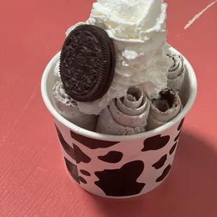 Cookie and cream