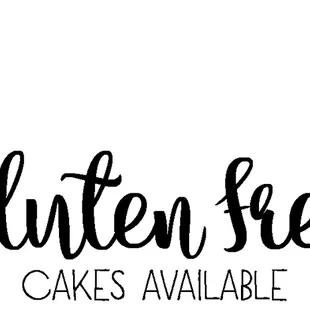 glutenfree cakes available