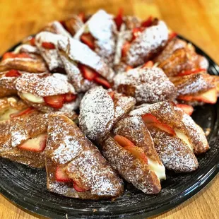 Strawberry croissants