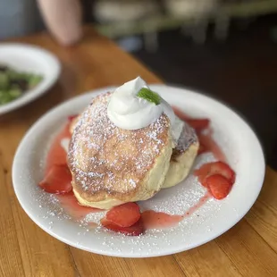 Strawberry Soufflé pancake