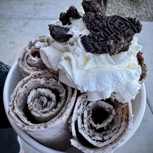 Cookies and Cream Rolls
