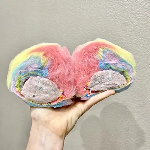 Cotton candy burrito