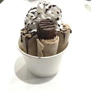 Peanut Butter and Fudge Rolls