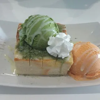 Matcha Green Tea Toast