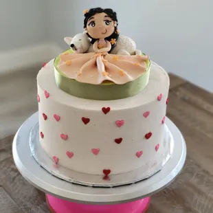 Cake for an 8 year old dog lover.