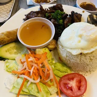 26. Grilled Pork Chop Combo