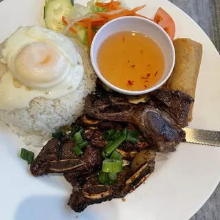 32. Grilled Beef Short Ribs Combo
