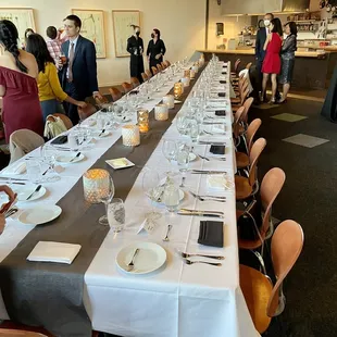 Intimate long table