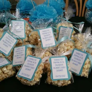Baby shower boy party favor