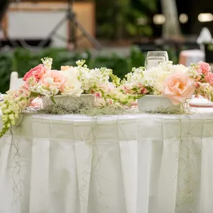 Sweetheart table decorations