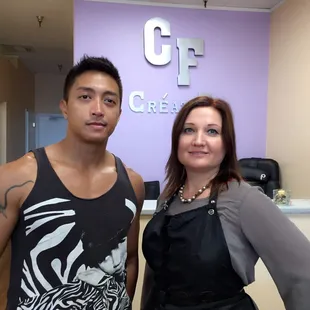 Never found a better place for my monthly hairstyling than Créatif. Louda, my favorite Russian stylist does her magic everytime.