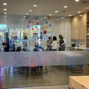 Private studio is useful for birthday parties.