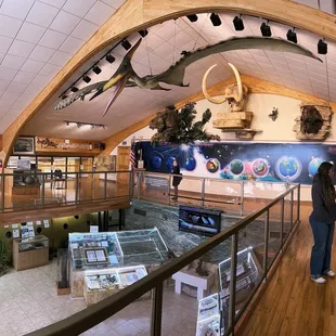 Upper floor overlooking the main lobby