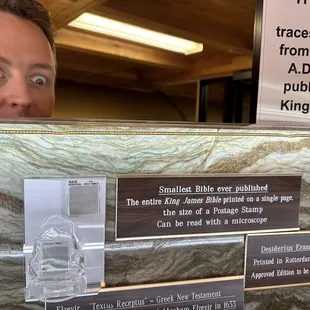 Smallest Bible ever published (feat. my goofy fiancé)