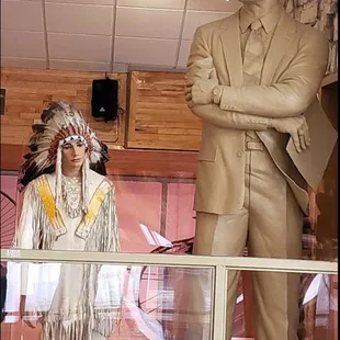 Tom Landry is absolutely an icon! However I'm not sure how this statue expands on the "Creationism" idea of the museum.