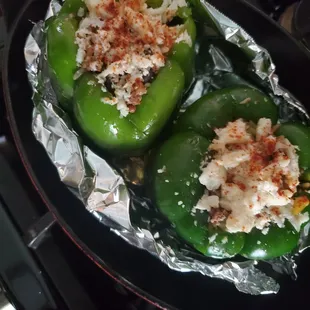 Crab Stuffed 
peppers