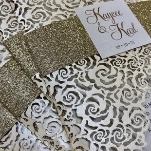 Wedding invitations and trending styles can be found at our shop