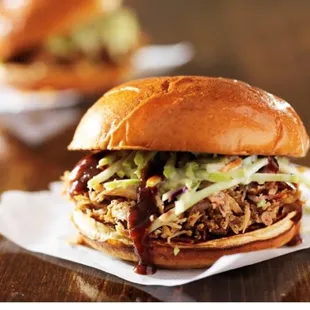 Pulled pork sandwich