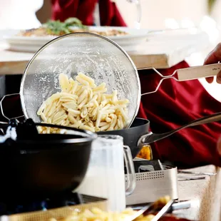 Fresh Pasta and other Action Stations right in front for your guests!
