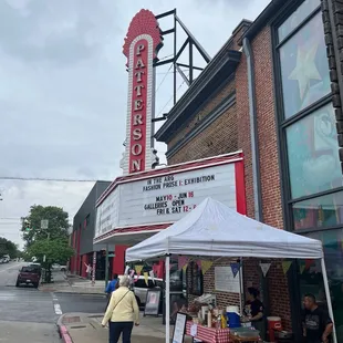 Creative Alliance in Baltimore theatre structure. Celebrating Dia de las Madres (Mexican Mothers Day)with traditional goodies.