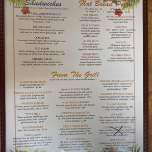 Menu inside