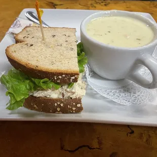 Albacore tuna and Chicken soup