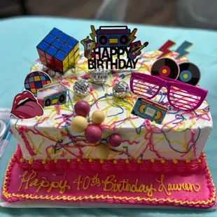 My 40th bday cake from Creative!