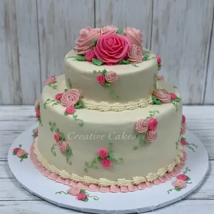 Vintage Rosette Cake