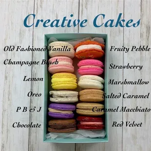 Delicious fresh baked Macarons