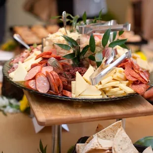 Charcuterie display at our spring open house