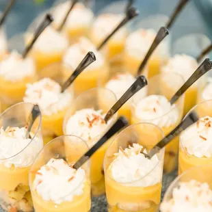 Passion fruit dessert shooters - a perfect summertime treat.