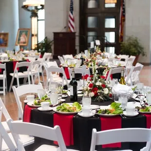 Business catering for the CAPA Gala at the State House