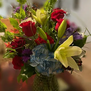 This is the bouquet that was delivered.