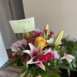 Different angle. Beautiful arrangement.