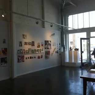 The store front of the gallery.