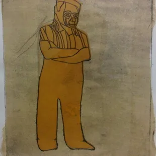 "Man Standing Still", by Cedrick Johnson.