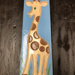 A pretty young lady painted this a couple days ago.