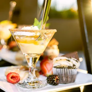 Plated Trio of Petite Sweets