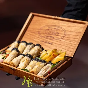 Gorgonzola, Apple, and Caramelized Leek Phyllo Cigars