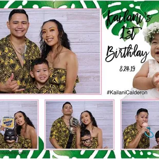 Happy 1st Birthday Kailani! Thank you for having Creative Image Photobooth
