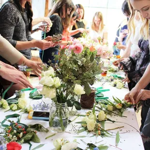 Flower Crowns + Braid Bar Workshop with Best Buds Botanical and Belle Starr Salon